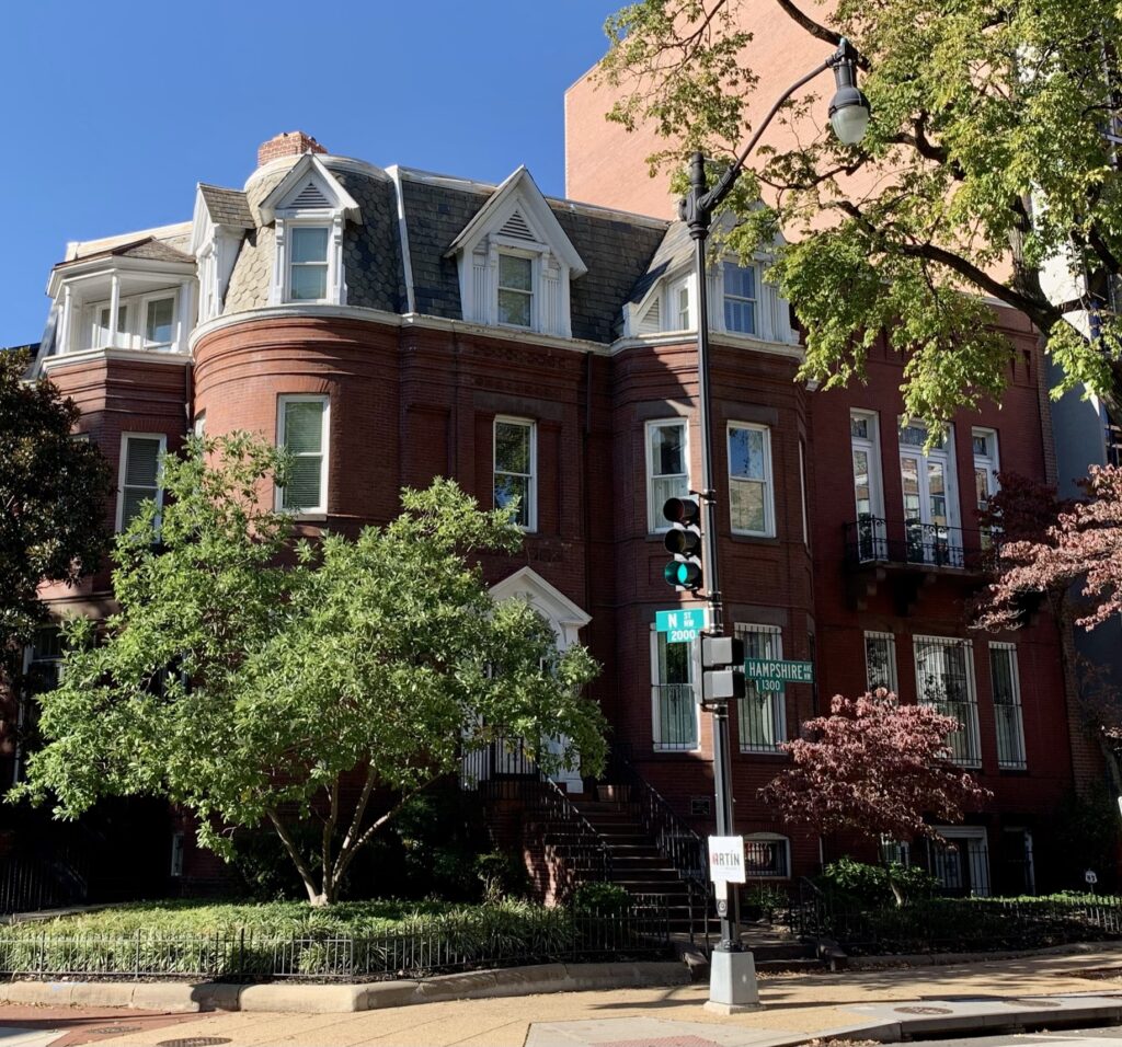 The Brigadier General George P. Scriven House, also known as the Headquarters Building of National Society Colonial Dames XVII Century.