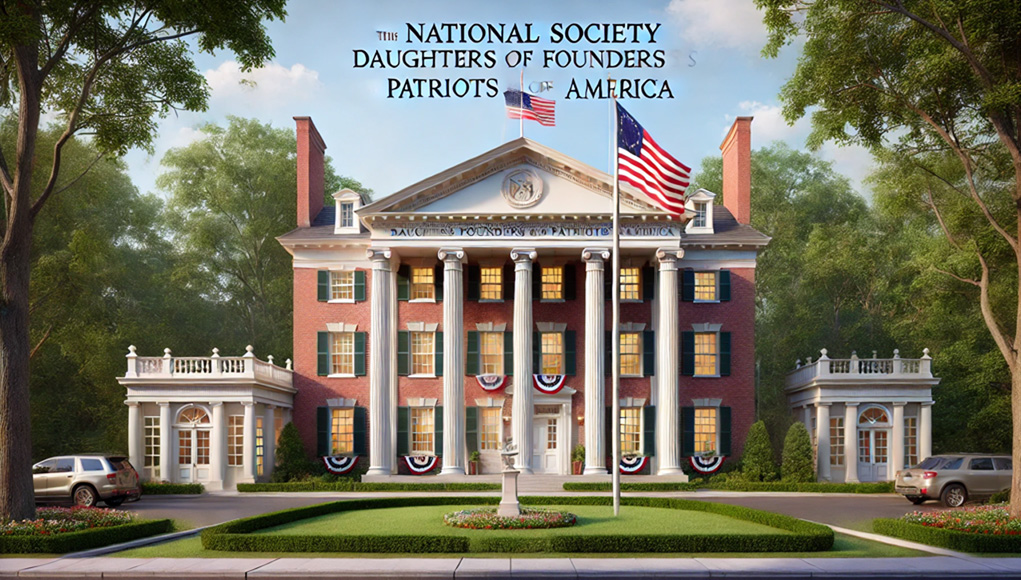 Rendering of National Society Daughters of Founders and Patriots of America